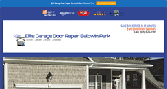 Desktop Screenshot of garagedoorrepairbaldwinpark.info