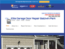 Tablet Screenshot of garagedoorrepairbaldwinpark.info